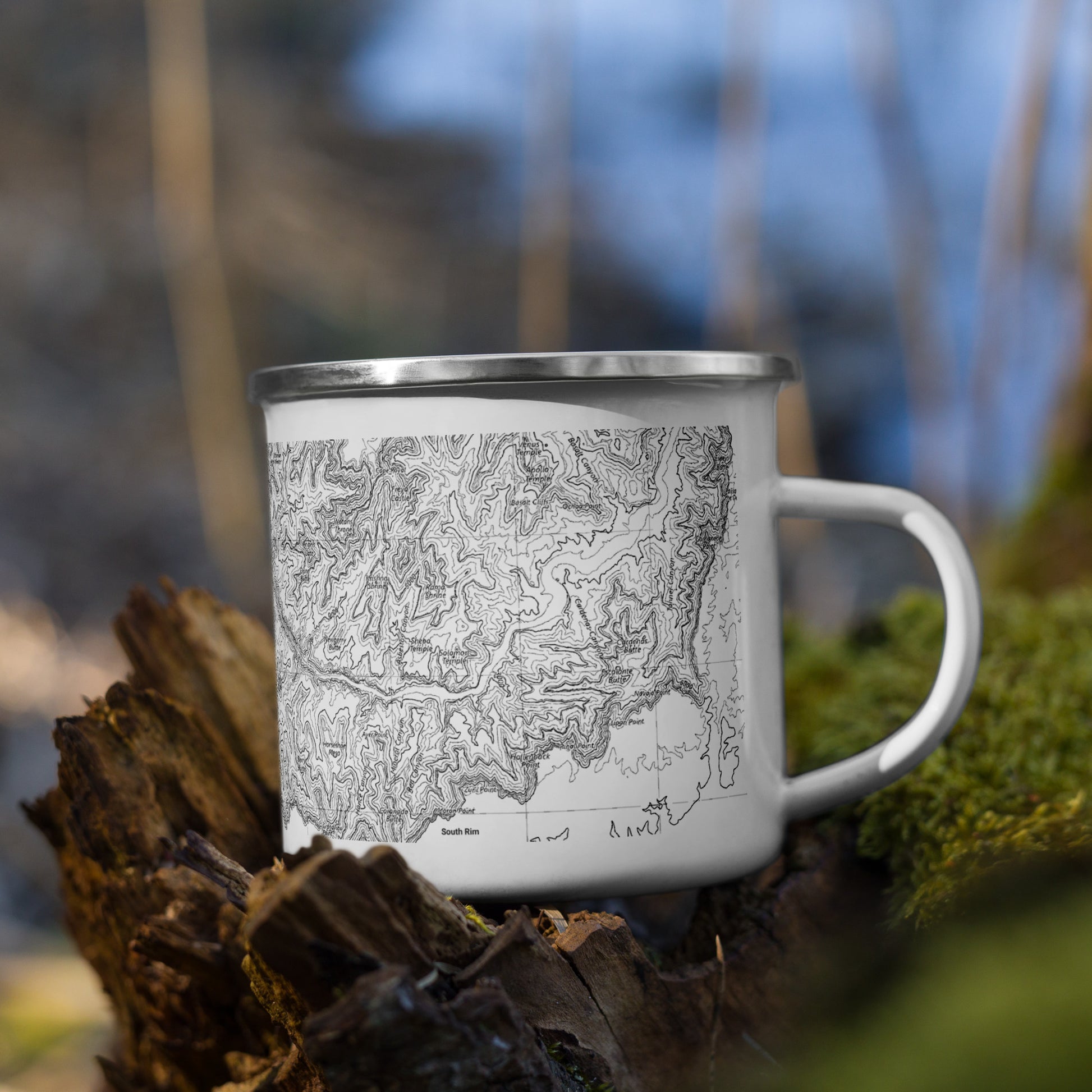 Grand Canyon National Park Topographic Durable Enamel Camp Mug Park Service Apparel
