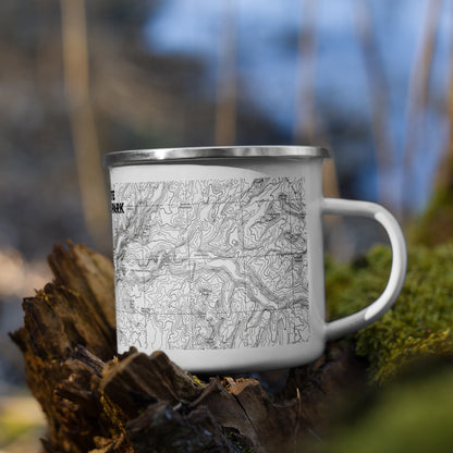 Yosemite National Park Topographic Durable Enamel Camp Mug Park Service Apparel