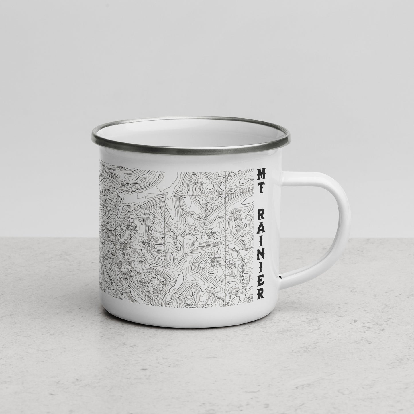 Mount Rainier Durable Enamel Camp Mug Park Service Apparel