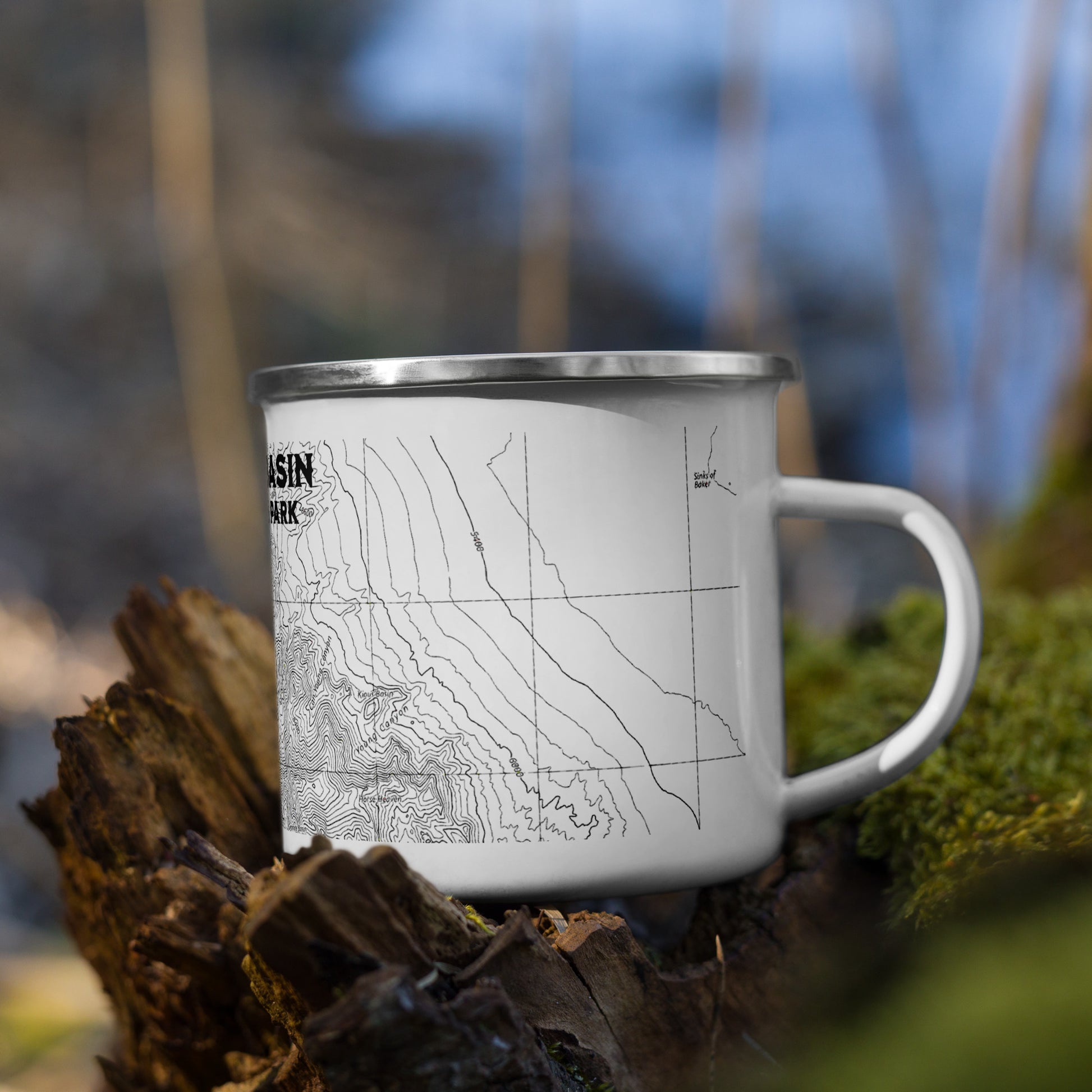 Great Basin National Park Topographic Enamel Camp Mug Park Service Apparel