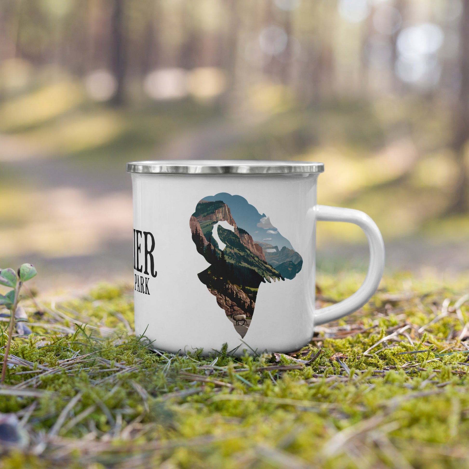 Glacier Big Horned Sheep National Park Camp Mug Park Service Apparel
