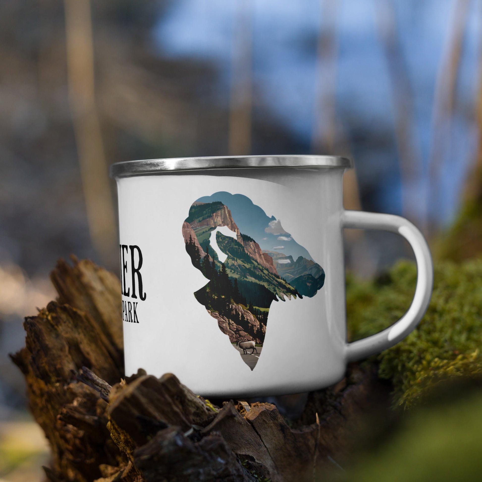 Glacier Big Horned Sheep National Park Camp Mug Park Service Apparel