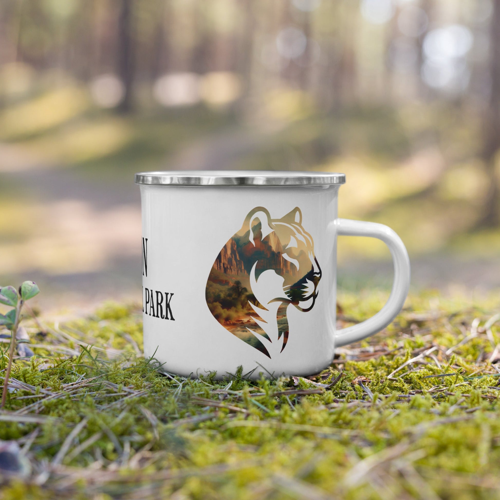 Zion National Park Mountain Lion Camp Mug Park Service Apparel
