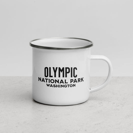 Olympic National Park Sign Camp Mug Park Service Apparel