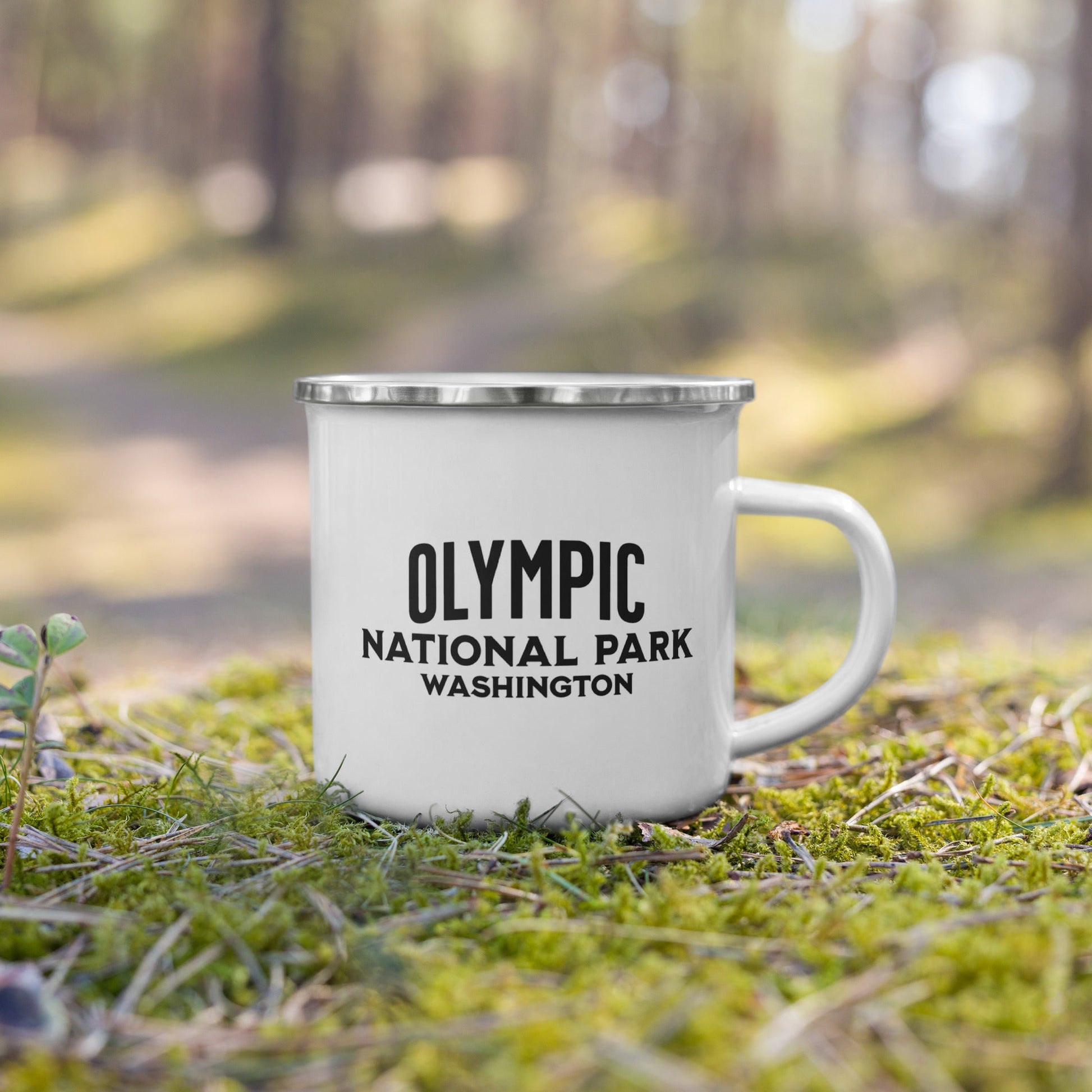 Olympic National Park Sign Camp Mug Park Service Apparel