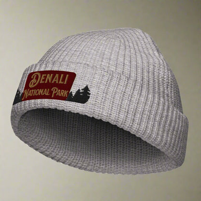 Denali National Park Sign Embroidered Beanie Park Service Apparel