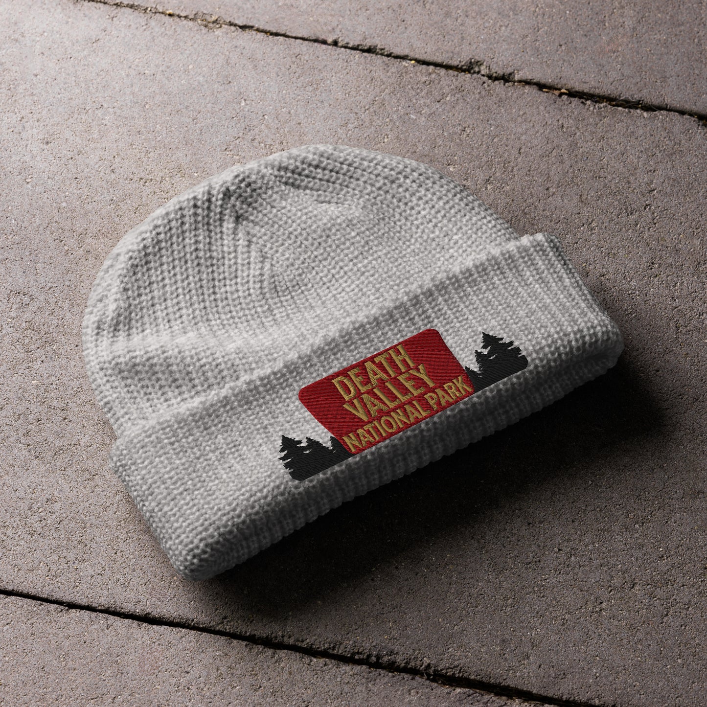 Death Valley National Park Sign Embroidered Beanie Park Service Apparel