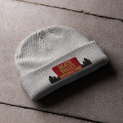 Death Valley National Park Sign Embroidered Beanie Park Service Apparel