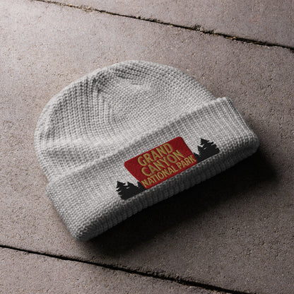 Grand Canyon National Park Sign Embroidered Beanie Park Service Apparel