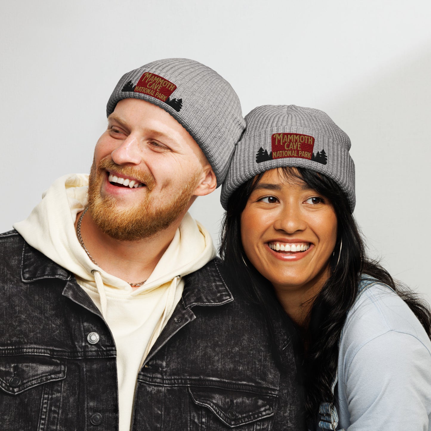 Mammoth Cave National Park Sign Embroidered Beanie Park Service Apparel