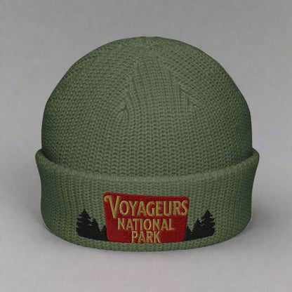 Voyageurs National Park Sign Embroidered Beanie Park Service Apparel