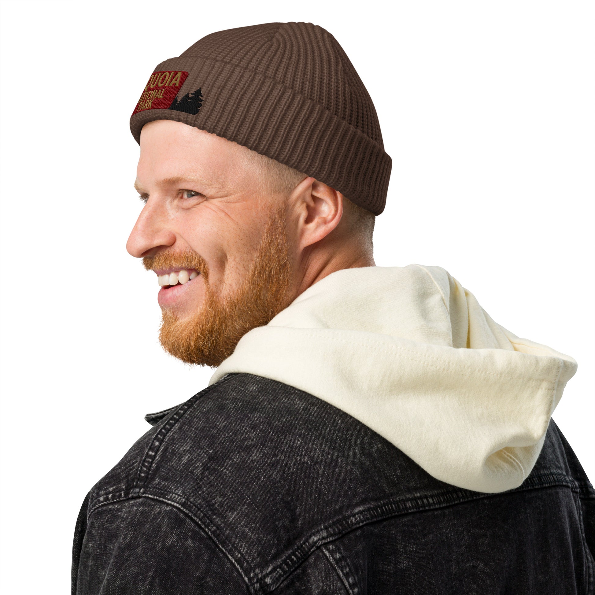 Sequoia National Park Sign Embroidered Beanie Park Service Apparel