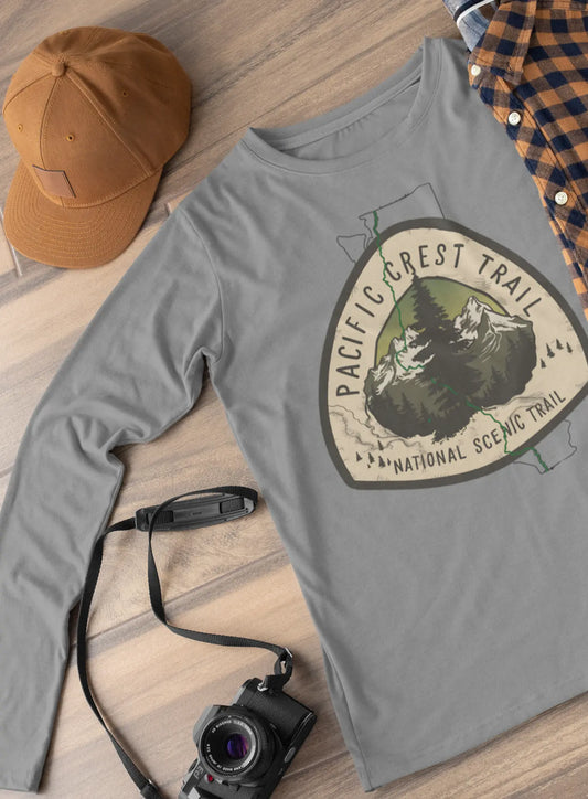 Pacific Crest National Scenic Trail Unisex Fit Long Sleeve T-shirt PCT - Park Service Apparel