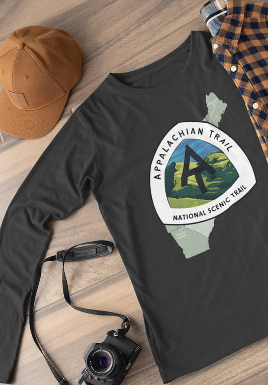 Appalachian National Scenic Trail Unisex Fit Long Sleeve T-shirt AT - Park Service Apparel