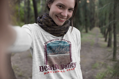 Death Valley National Park Unisex Fit Long Sleeve T-shirt Badwater Basin - Park Service Apparel