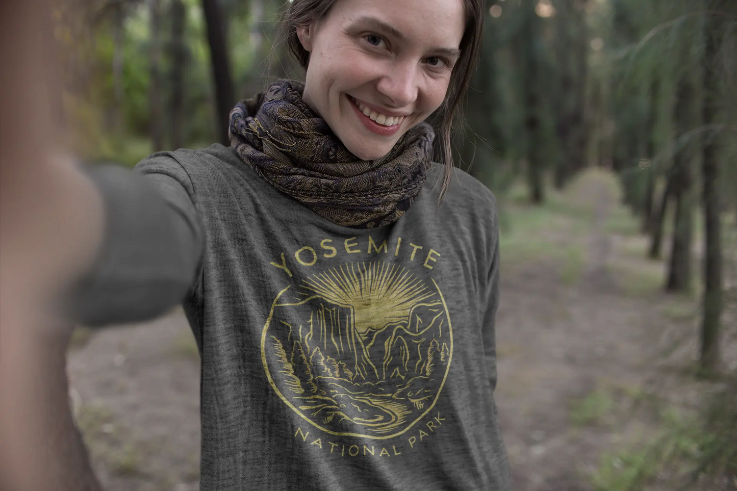 Yosemite National Park Unisex Fit Long Sleeve T-shirt Valley - Park Service Apparel