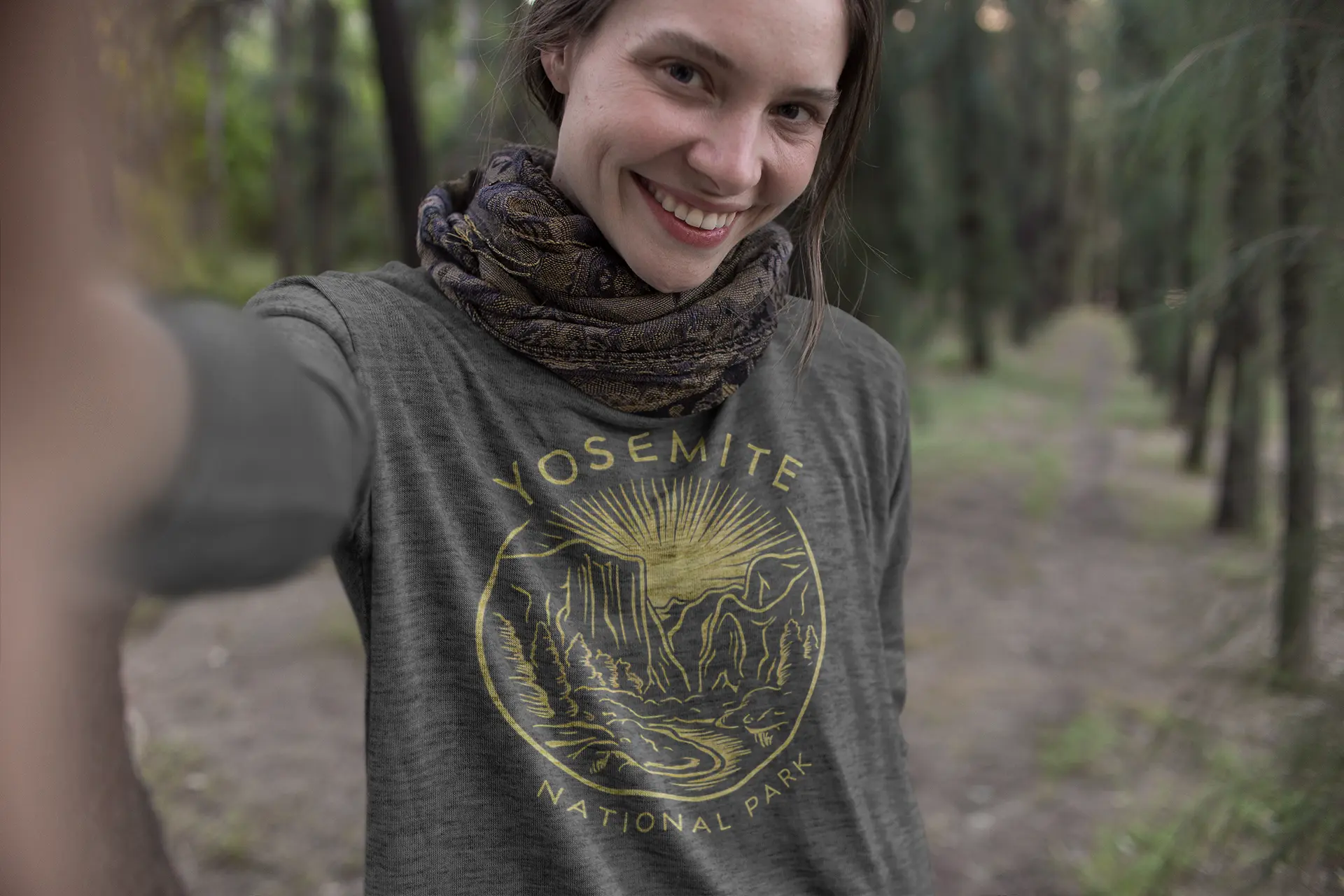 Yosemite National Park Unisex Fit Long Sleeve T-shirt Valley - Park Service Apparel