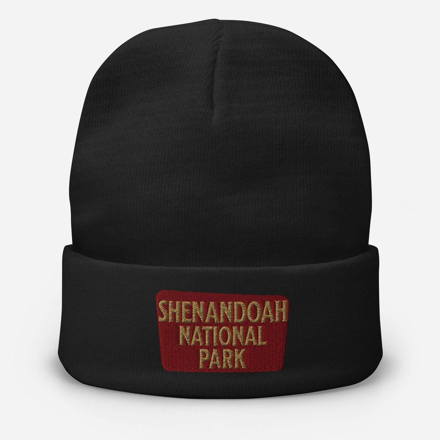 Shenandoah Embroidered Beanie Beanie Park Service Apparel Black