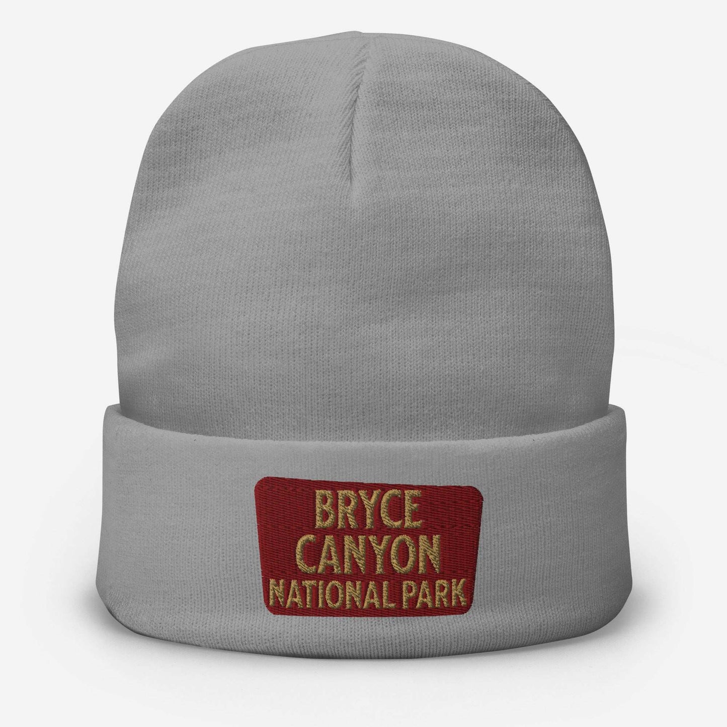 Bryce Canyon Embroidered Beanie Beanie Park Service Apparel Gray