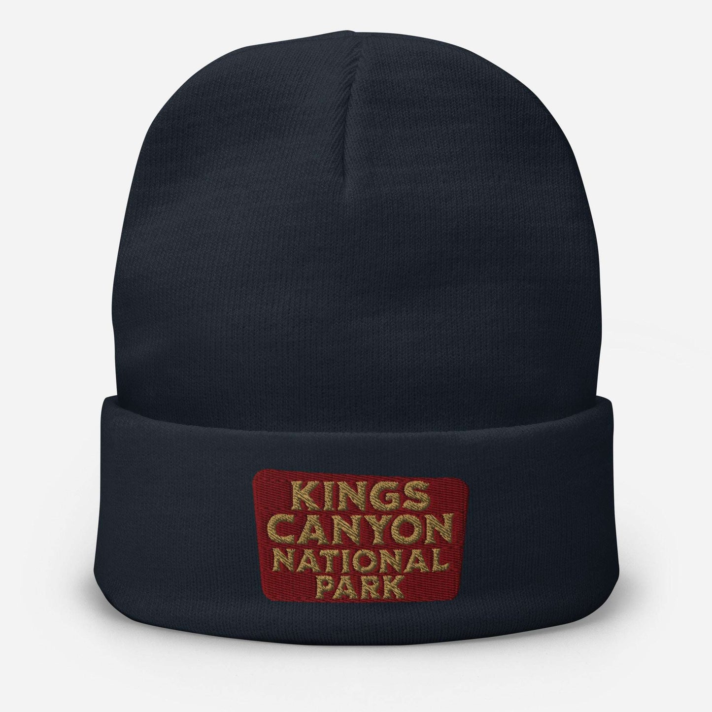 Kings Canyon Embroidered Beanie Park Service Apparel Navy