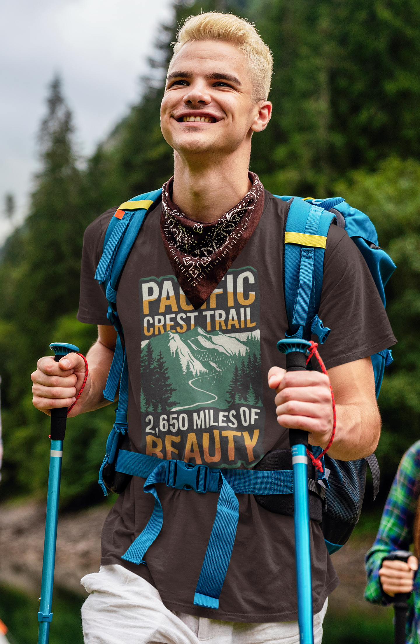 Pacific Crest Trail Unisex Fit Soft T-Shirt 2,650 Miles Of Beauty Printify