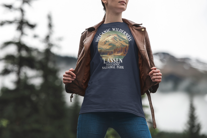 Lassen Volcanic National Park Unisex Fit Soft T-Shirt Volcanic Wilderness Printify