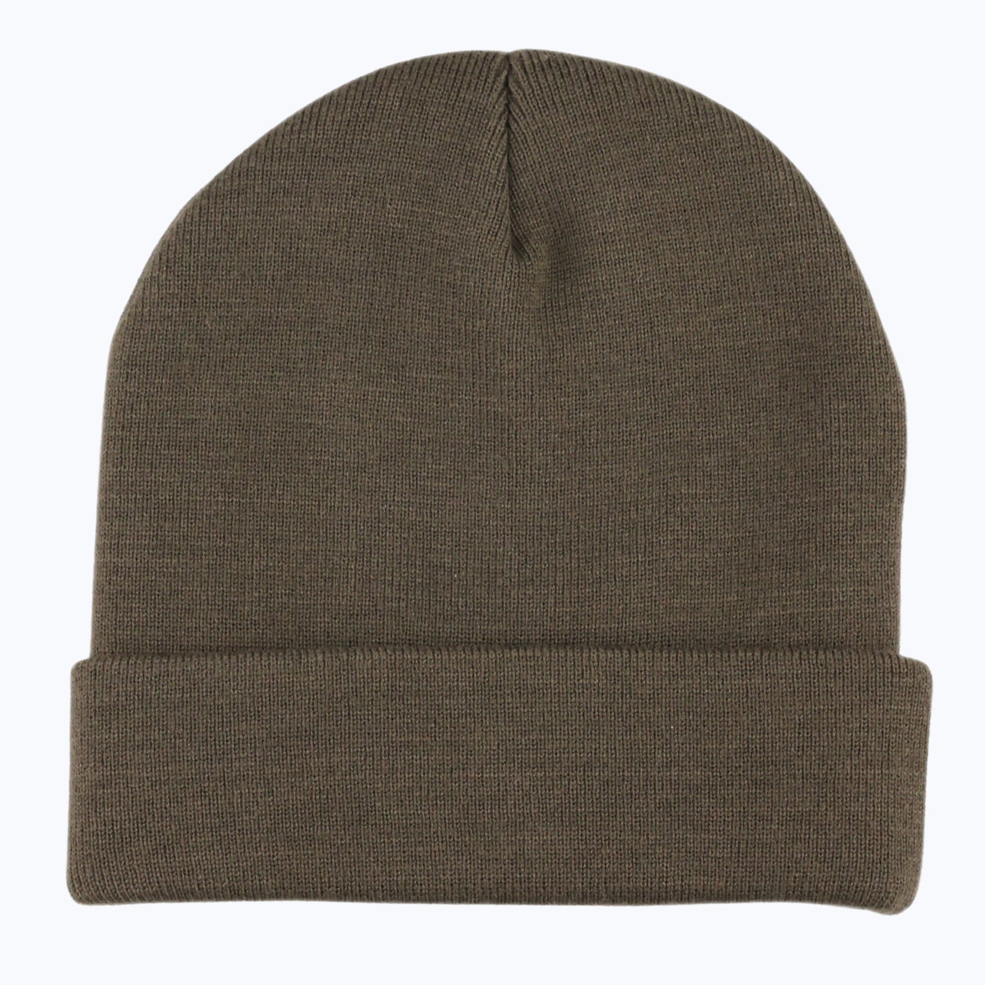 Mount Rainier Nat Park Patch Recycled Beanie - Olive Rainier Watch