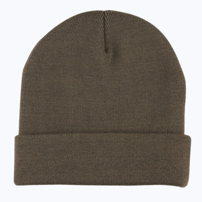 Mount Rainier Nat Park Patch Recycled Beanie - Olive Rainier Watch