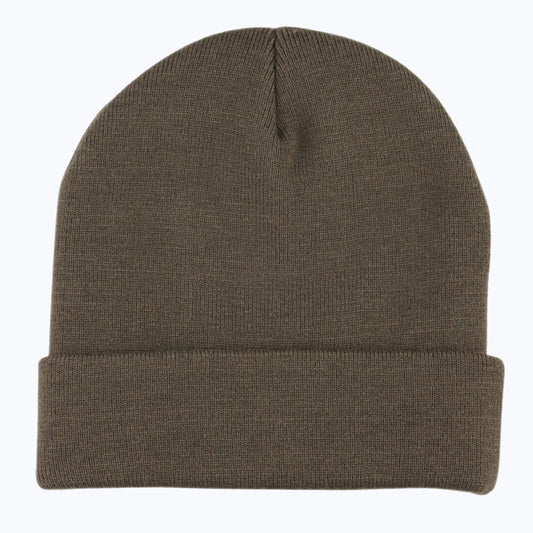Mount Rainier Nat Park Patch Recycled Beanie - Olive Rainier Watch