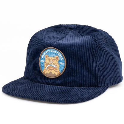 Protect Our Parks Bear Corduroy Cap Rainier Watch