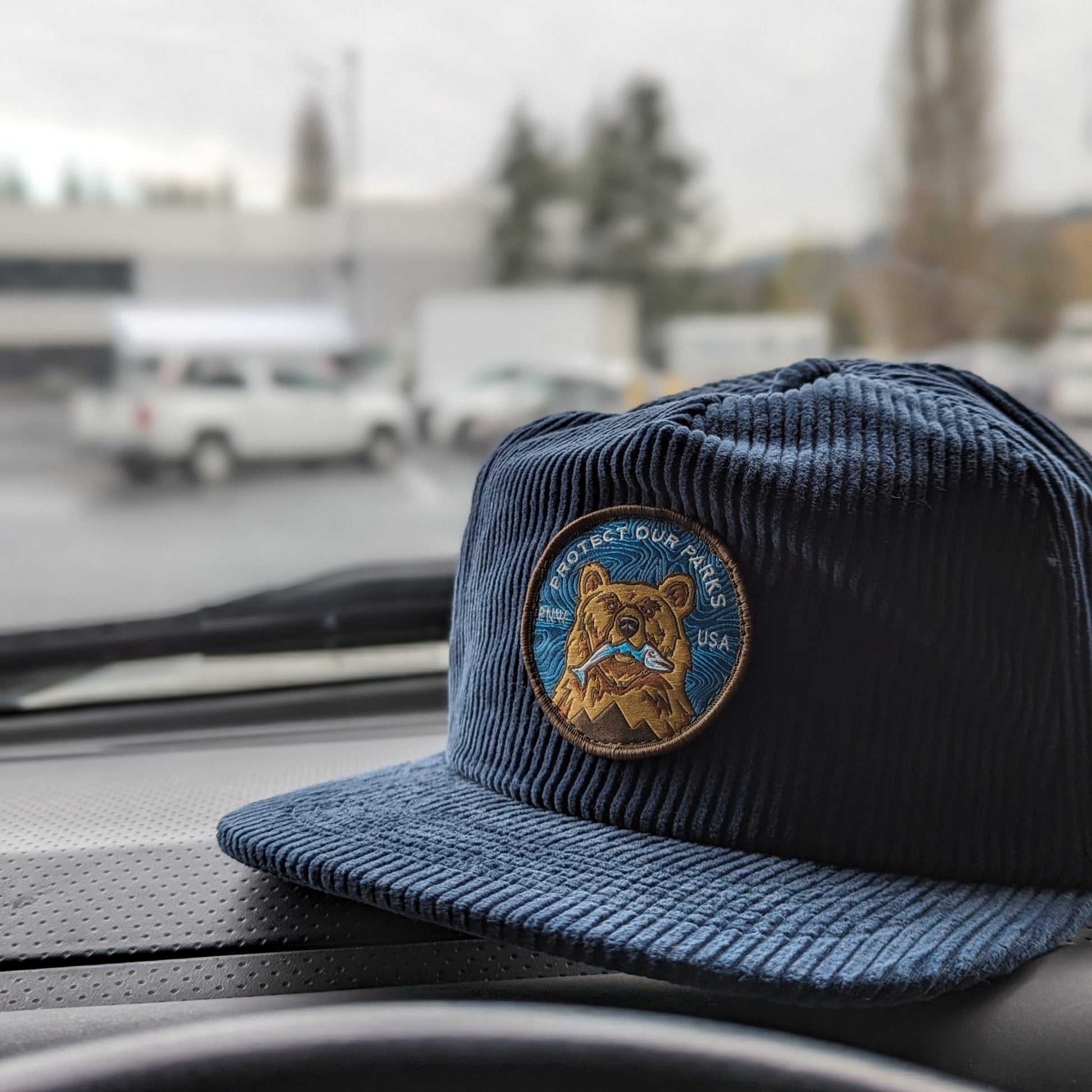 Protect Our Parks Bear Corduroy Cap Rainier Watch