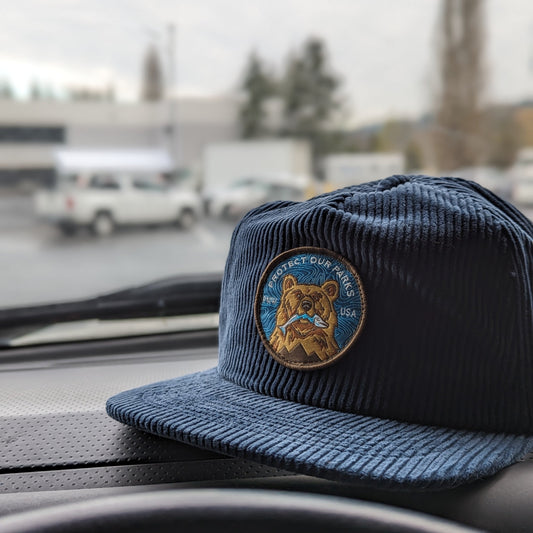Protect Our Parks Bear Corduroy Cap Rainier Watch