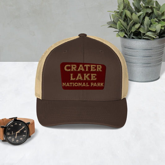 Crater Lake National Park Embroidered Trucker Hat Park Service Apparel