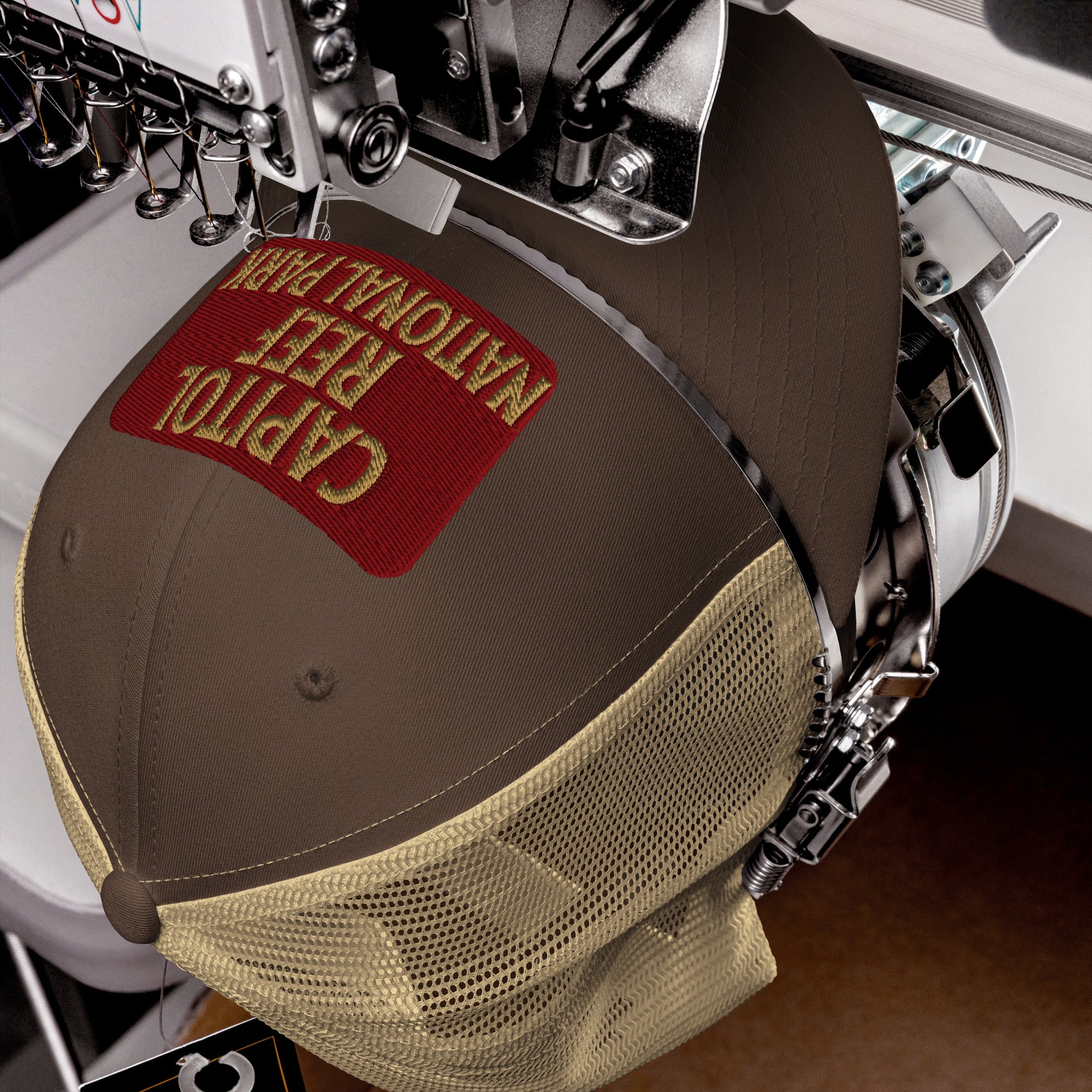 Capitol Reef National Park Sign Embroidered Trucker Hat hat Park Service Apparel