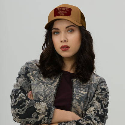 Olympic Embroidered National Park Sign Trucker Hat Park Service Apparel