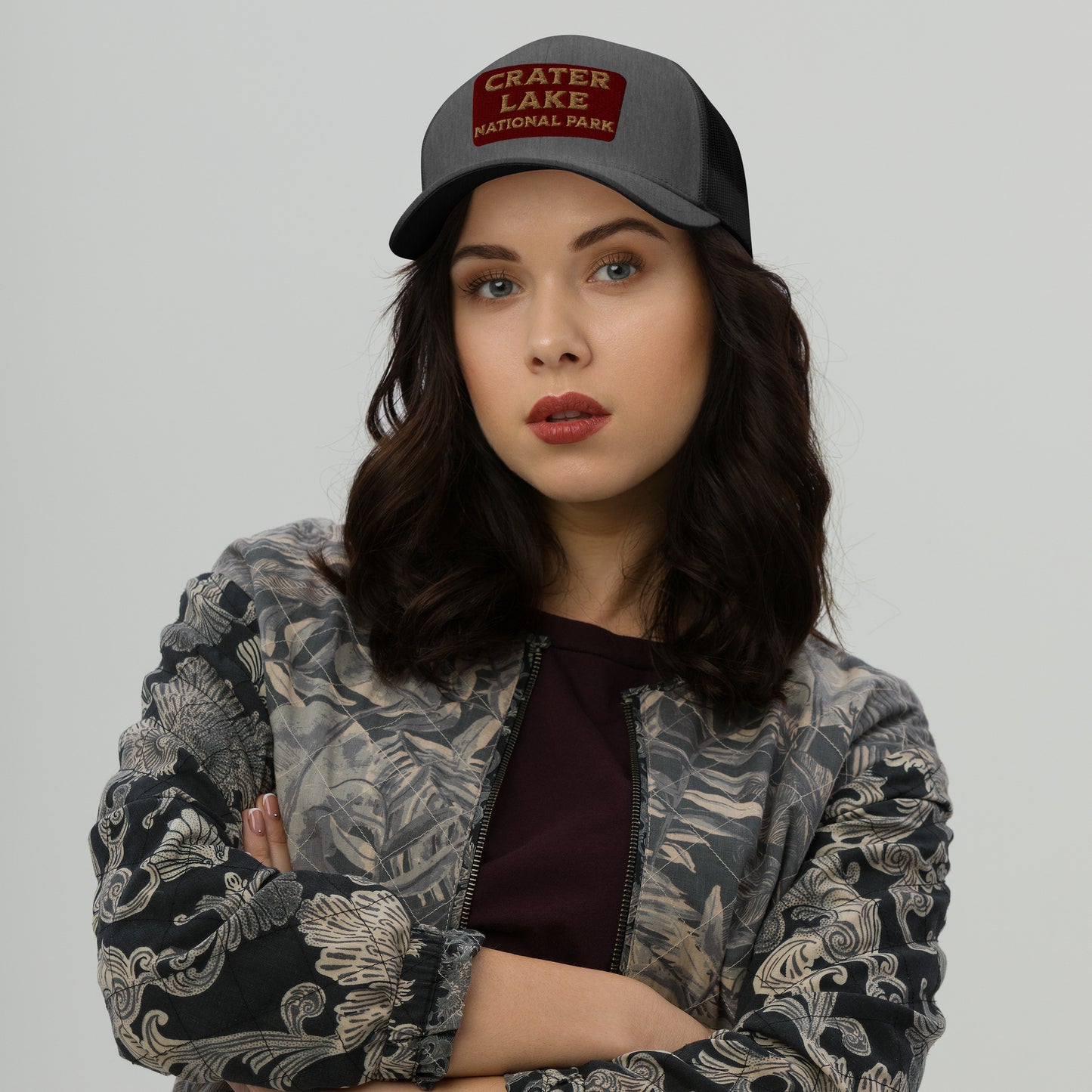 Crater Lake National Park Embroidered Trucker Hat Park Service Apparel