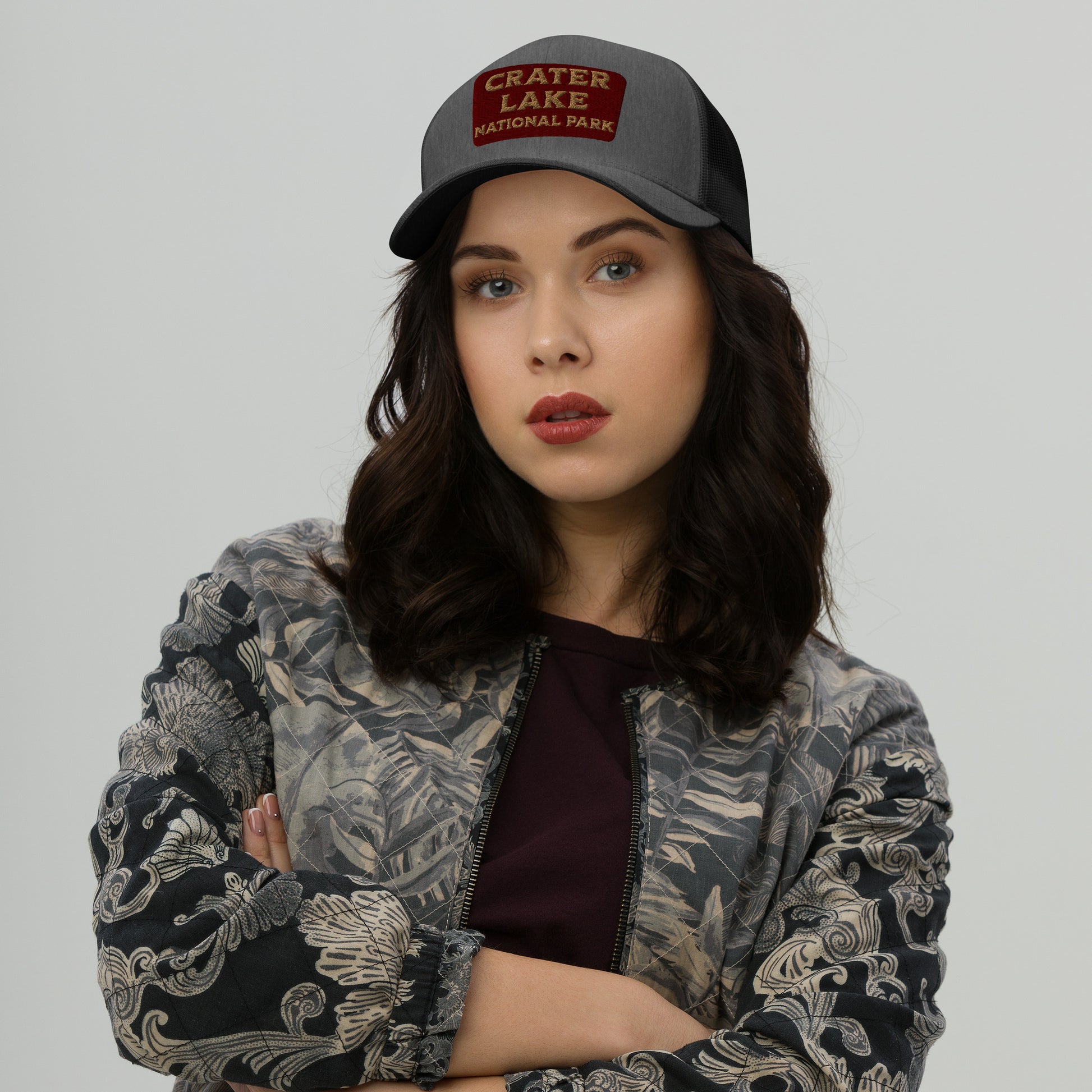 Crater Lake National Park Embroidered Trucker Hat Park Service Apparel