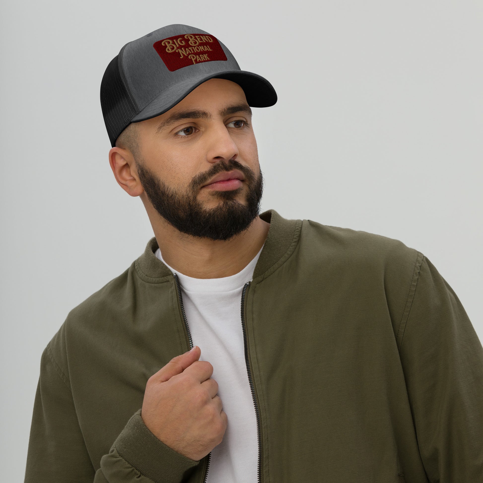 Big Bend Embroidered National Park Sign Trucker Hat Park Service Apparel