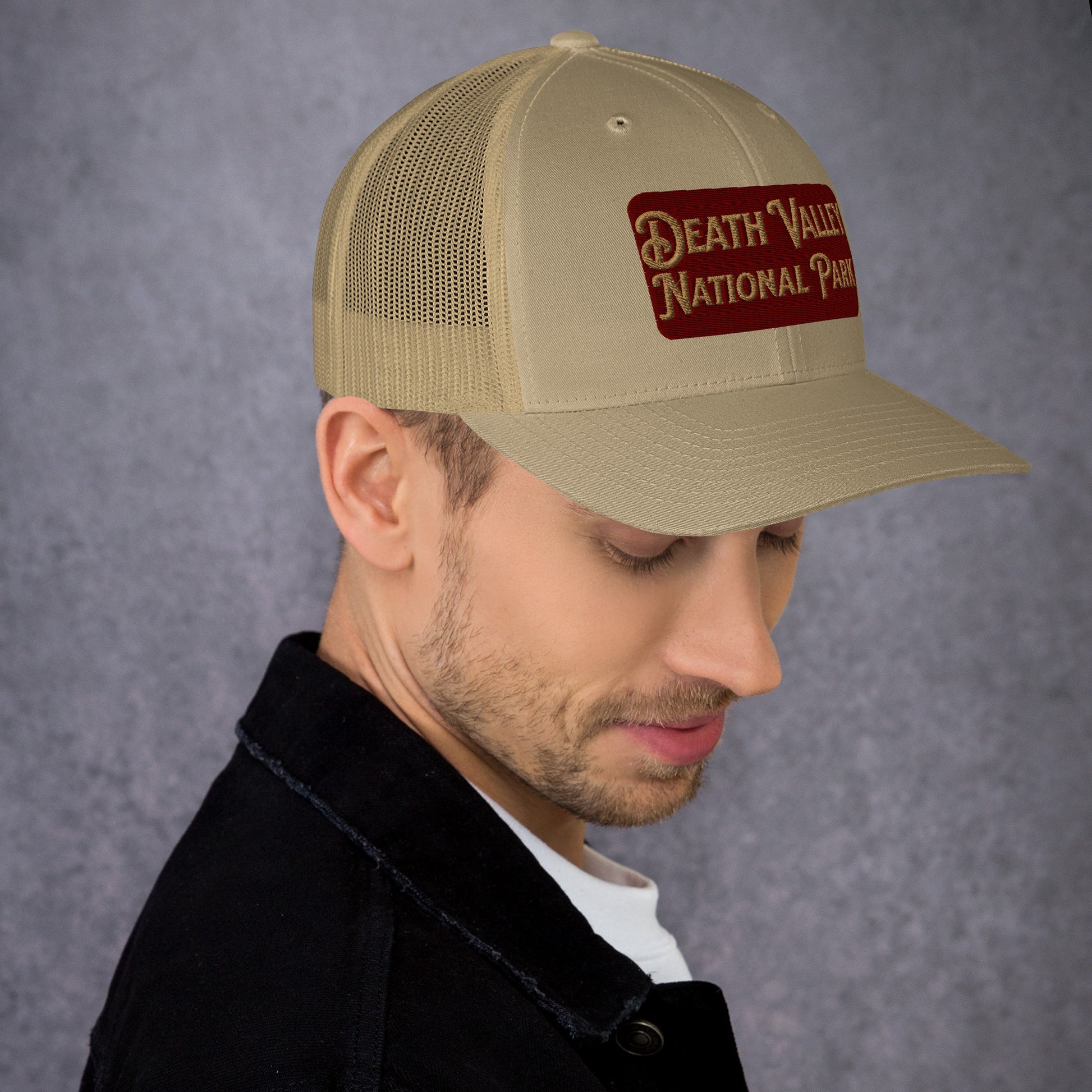 Death Valley National Park Sign Embroidered Trucker Cap Park Service Apparel