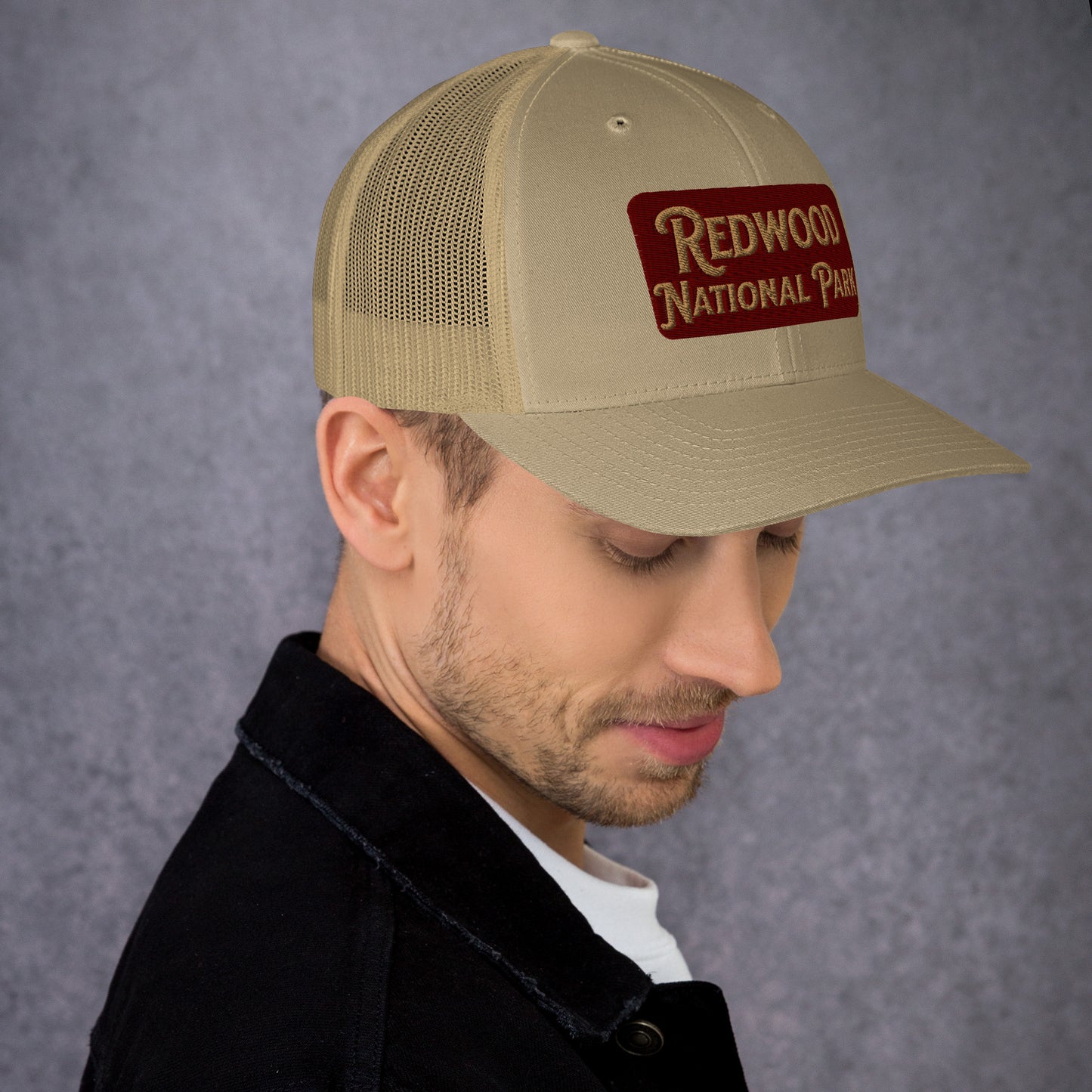 Redwood Embroidered National Park Trucker Hat hat Park Service Apparel