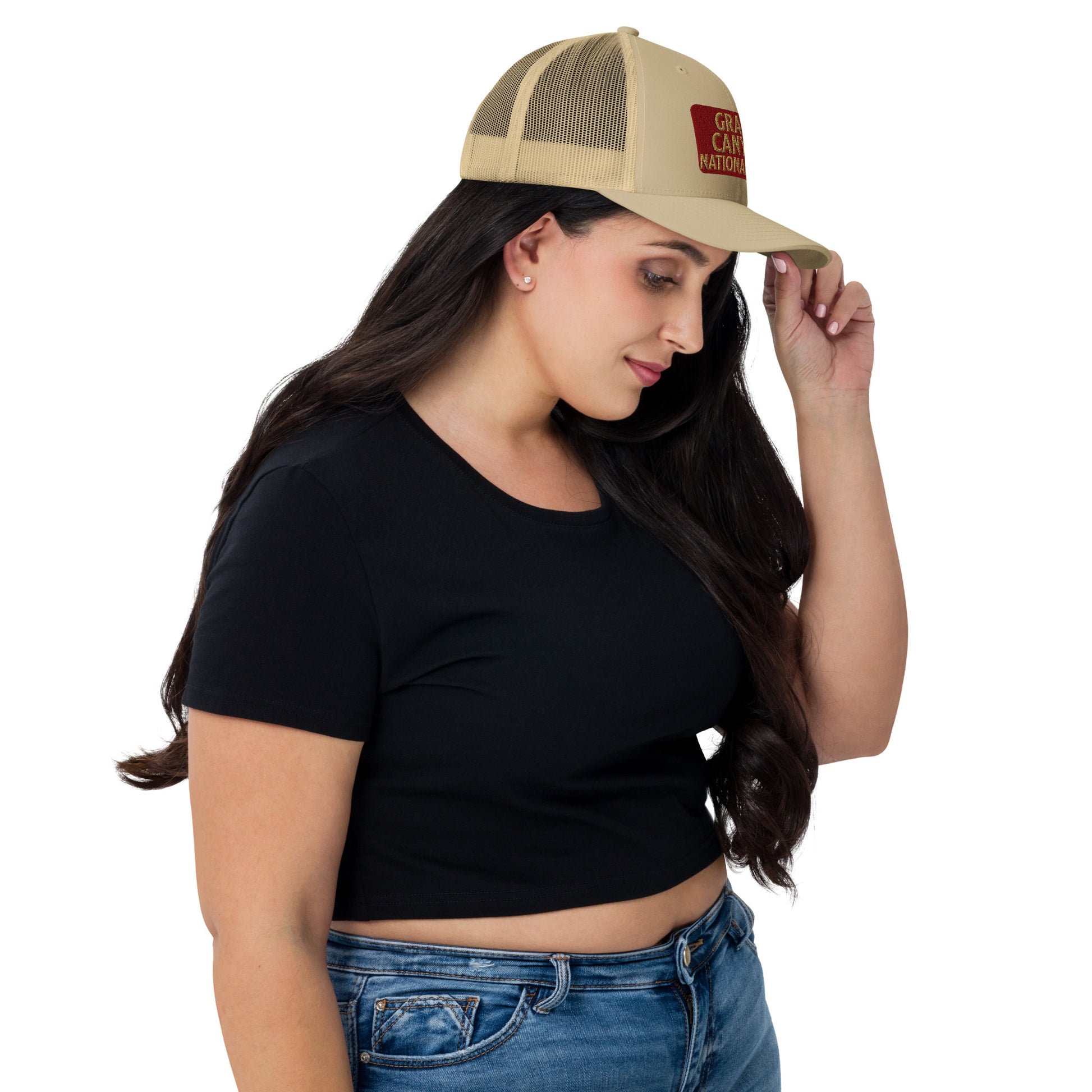Grand Canyon National Park Sign Embroidered Trucker Hat Park Service Apparel