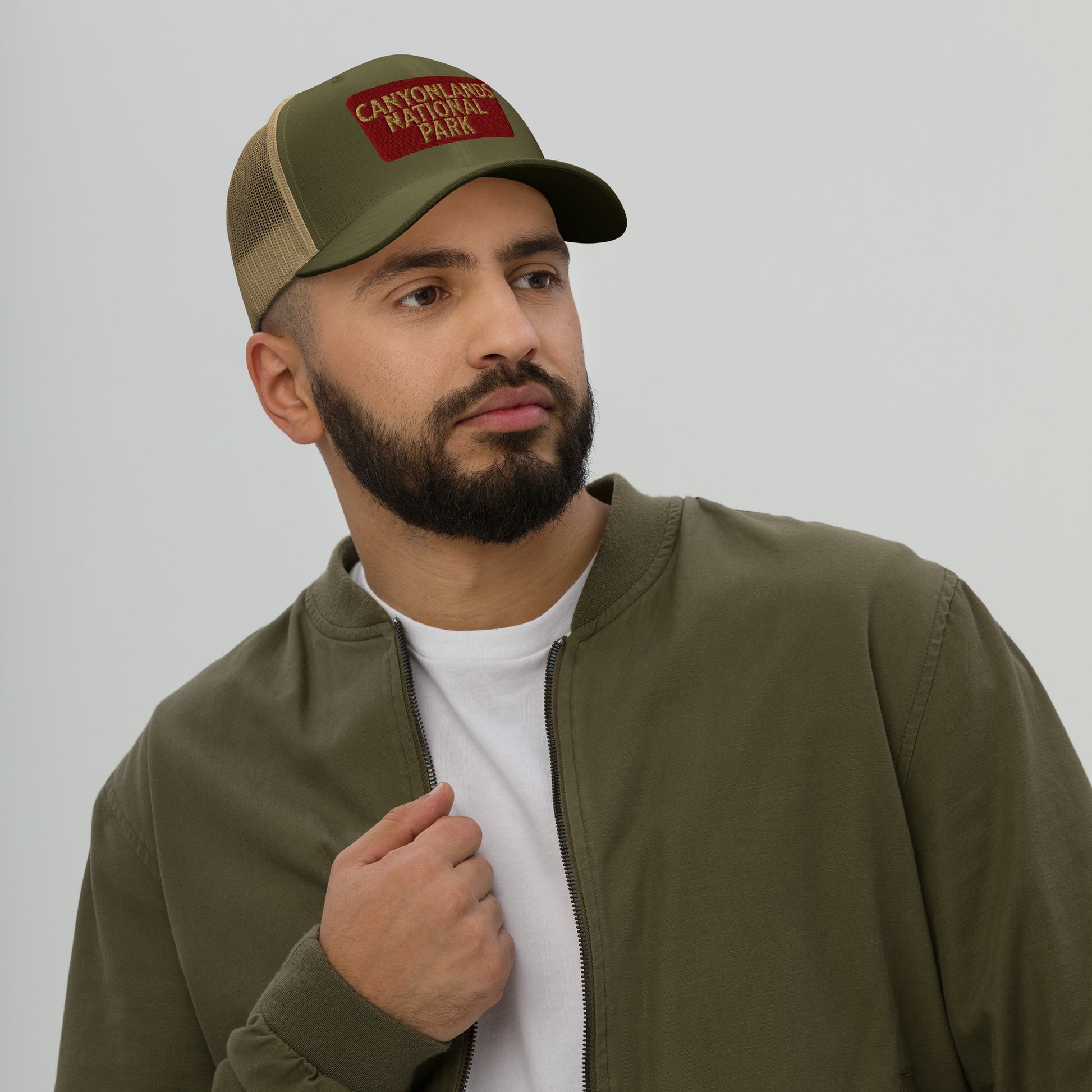 Canyonlands National Park Sign Embroidered Trucker Hat Park Service Apparel