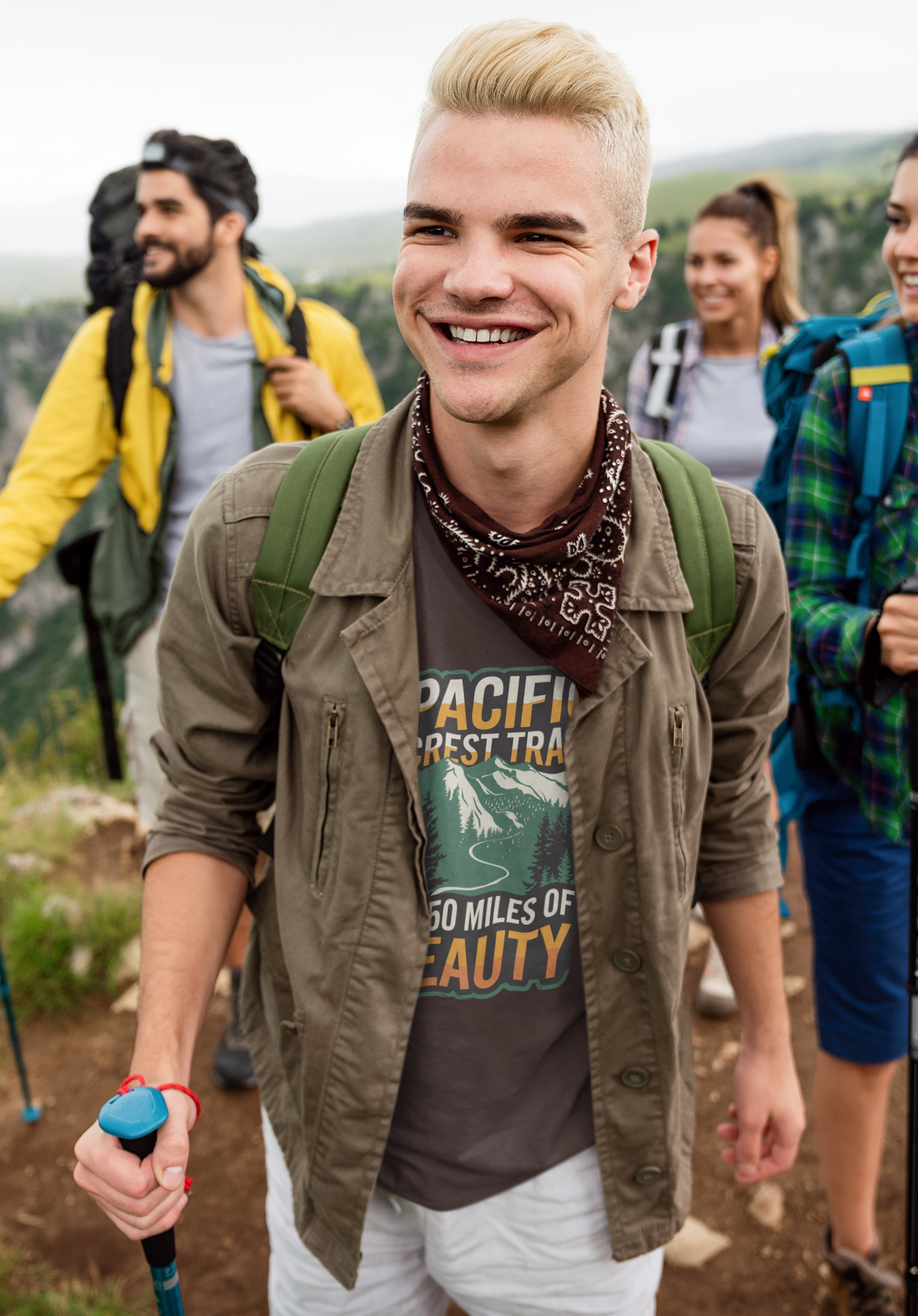 Pacific Crest Trail Unisex Fit Soft T-Shirt 2,650 Miles Of Beauty Printify