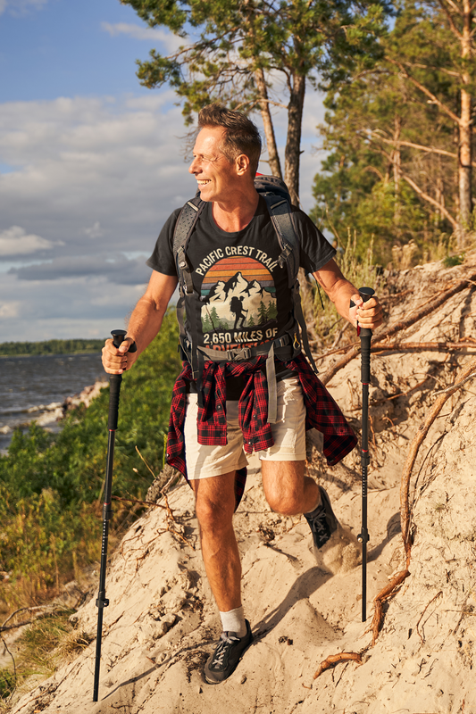 Pacific Crest Trail Unisex Fit Soft T-Shirt 2,650 Miles Of Adventure Printify
