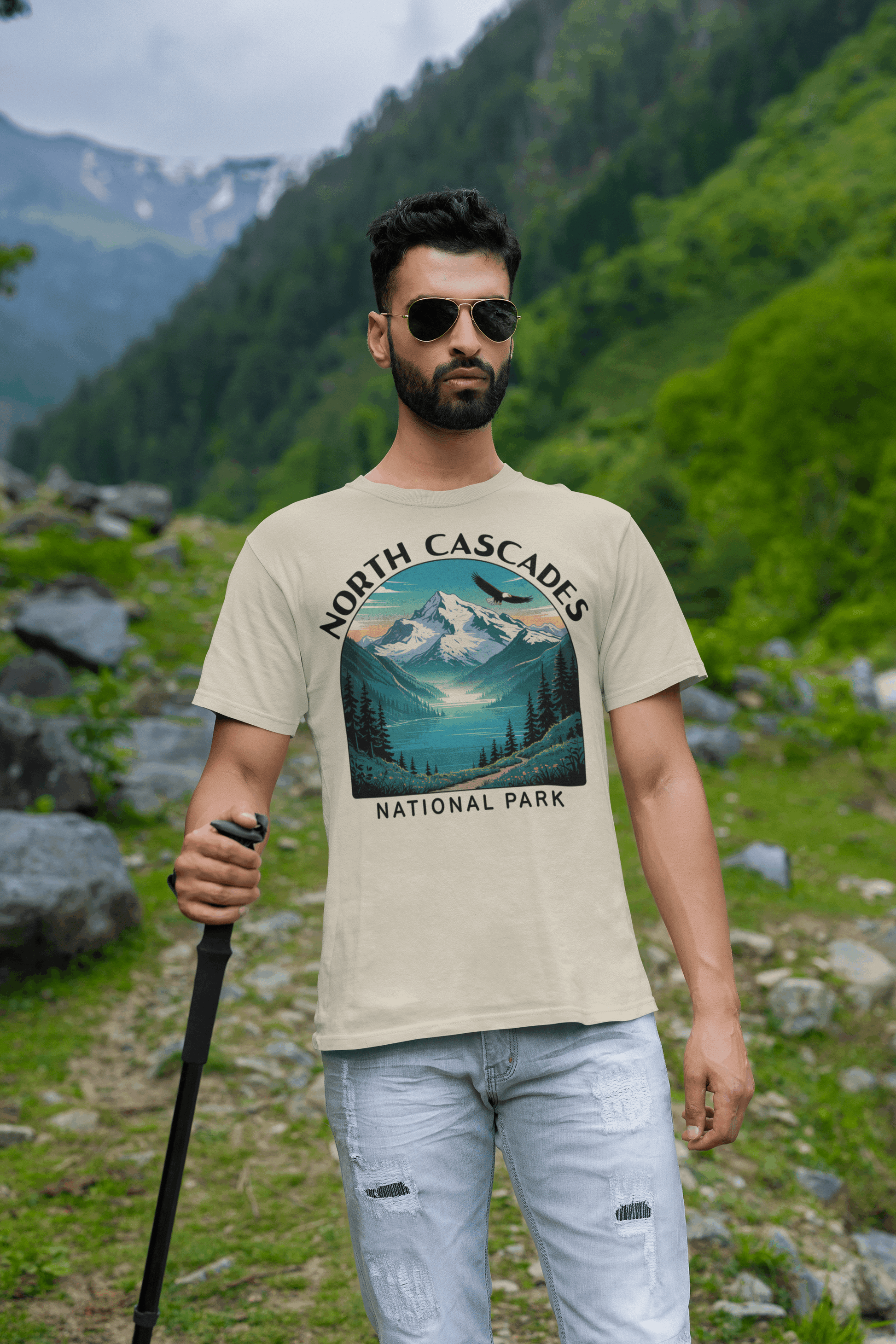 North Cascades National Park Unisex T-Shirt T-Shirt Printify