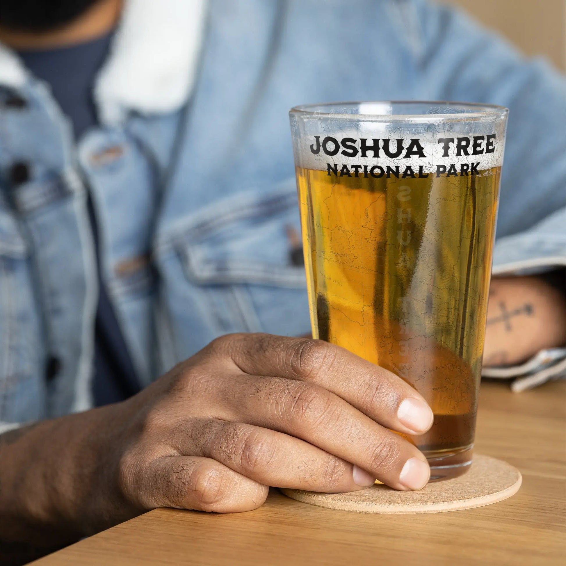 Joshua Tree National Park Topographic Pint Glass - Park Service Apparel