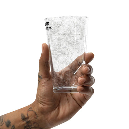 Big Bend National Park Topographic Pint Glass - Park Service Apparel