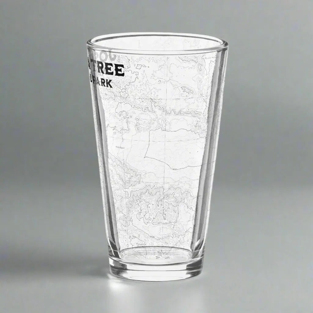 Joshua Tree National Park Topographic Pint Glass - Park Service Apparel