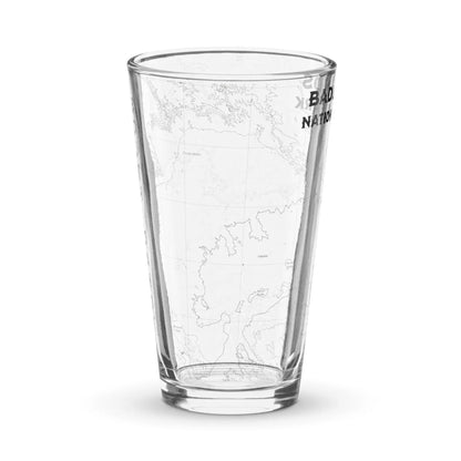 Badlands National Park Topographic Pint Glass - Park Service Apparel