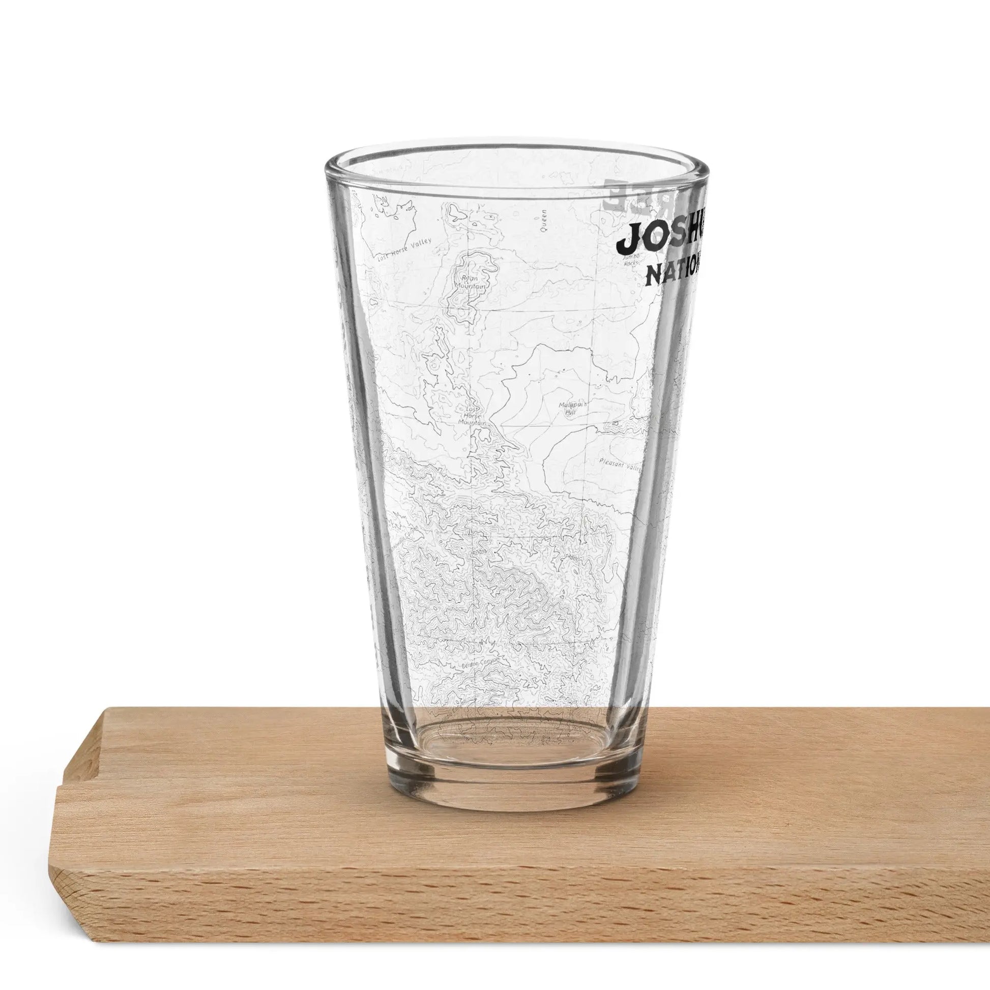 Joshua Tree National Park Topographic Pint Glass - Park Service Apparel